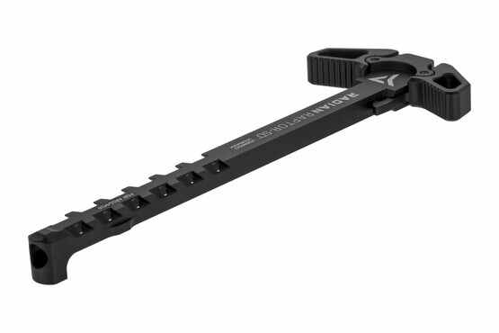 Radian Weapons Raptor SD Ambiextrous vented charging handle in black is treated with a durable hardcoat anodized black.
